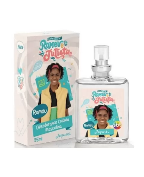 JEQUITI COLONIA DESODORANTE MASCULINA A INFANCIA DE ROMEU E JULIETA 25 ML - ROMEU