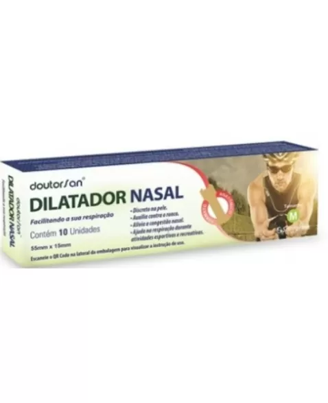 SANFARMA DOUTORSAN DILATADOR NASAL TAMANHO G (65 MM X 20 MM) COM 10 UNIDADES