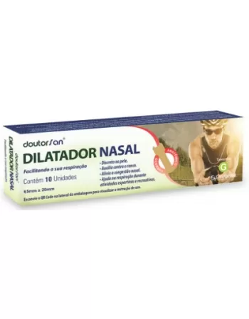 SANFARMA DOUTORSAN DILATADOR NASAL TAMANHO M (55 MM X 15 MM) COM 10 UNIDADES