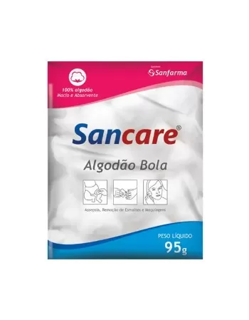 SANFARMA SANCARE ALGODÃO BOLA 95 G