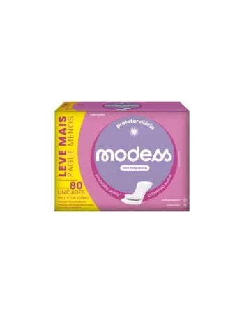 EVERGREEN PROTETOR DIARIO MODESS 80 UNID