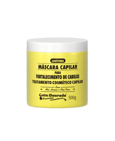 GOTA DOURADA MASCARA CAPILAR FORTALECIMENTO 500G