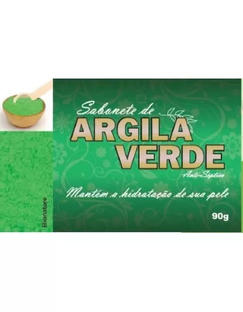 BIONATURE SABONETE EM BARRA 90 G - ARGILA VERDE