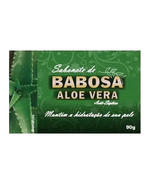 BIONATURE SABONETE EM BARRA 90 G - BABOSA ALOE VERA