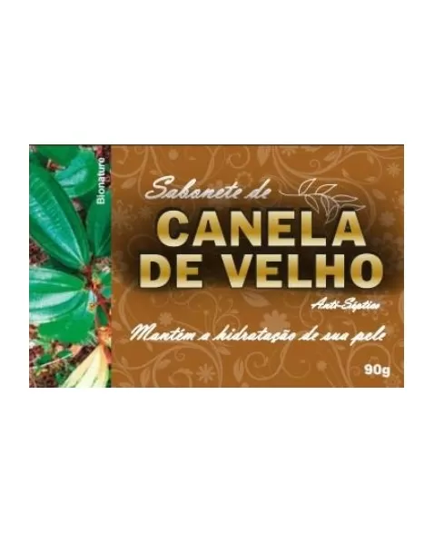 BIONATURE SABONETE EM BARRA 90 G - CANELA DE VELHO