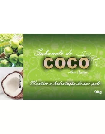 BIONATURE SABONETE EM BARRA 90 G - COCO