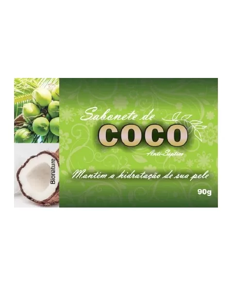 BIONATURE SABONETE EM BARRA 90 G - COCO