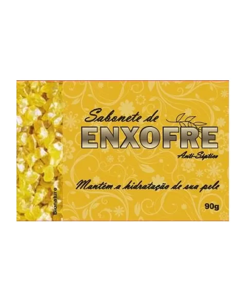 BIONATURE SABONETE EM BARRA 90 G - ENXOFRE