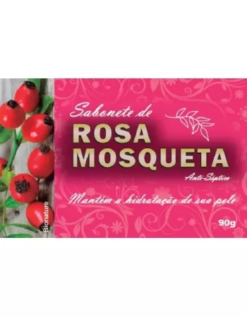 BIONATURE SABONETE EM BARRA 90 G - ROSA MOSQUETA