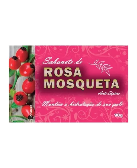 BIONATURE SABONETE EM BARRA 90 G - ROSA MOSQUETA