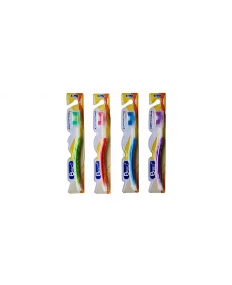 B COM BIO - ESCOVA DENTAL ADULTO MEDIA - REF: BIO 121 - PCT/12