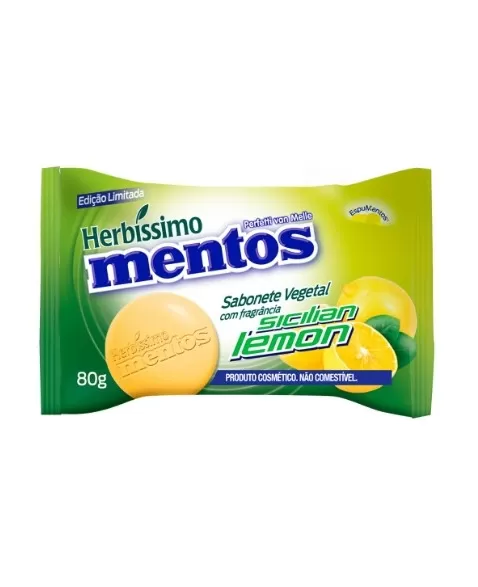 DANA HERBISSIMO MENTOS SAB VEGETAL 80 G - SICILIAN LEMON