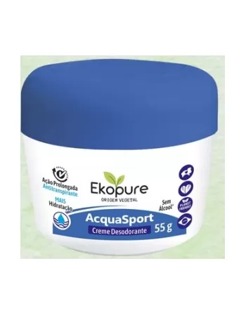 EKOPURE DESODORANTE EM CREME - ACQUASPORT 55 G