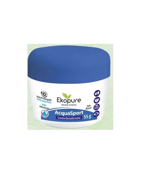 EKOPURE DESODORANTE EM CREME - ACQUASPORT 55 G