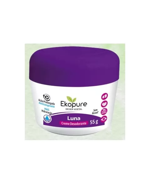 EKOPURE DESODORANTE EM CREME - LUNA 55 G