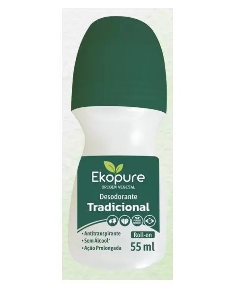 EKOPURE DESODORANTE ROLLON - TRADICIONAL 55 ML