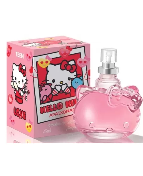 JEQUITI DESODORANTE COLONIA FEMININA HELLO KITTY APAIXONADA 25 ML