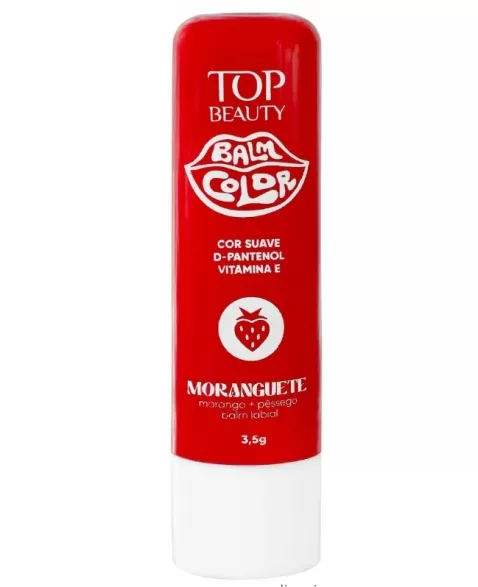 TOP BEAUTY BALM COLOR MORANGUETE 3,5G