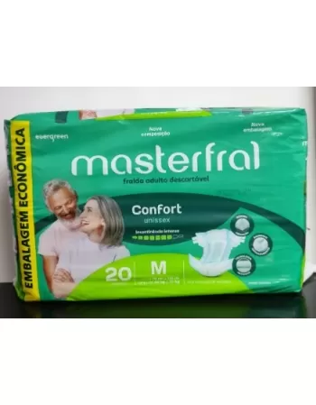 EVERGREEN MASTERFRAL CONFORT FRALDA ECONOMICA M 20 UNID