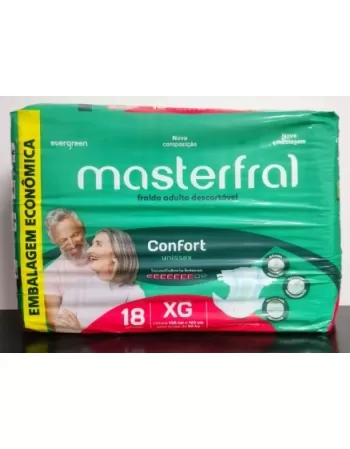 EVERGREEN MASTERFRAL CONFORT FRALDA ECONOMICA XG 18 UNID