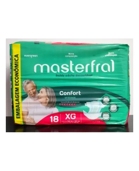 EVERGREEN MASTERFRAL CONFORT FRALDA ECONOMICA XG 18 UNID