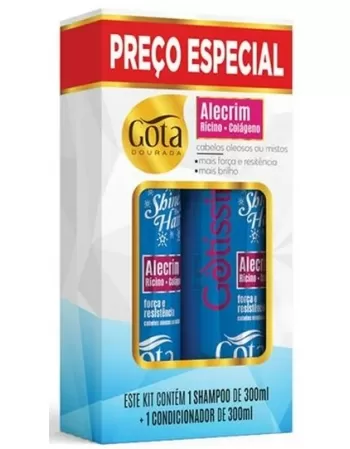 GOTA DOURADA KIT ( SH 300ML + COND 300ML ) GOTISSIMA MARINHO