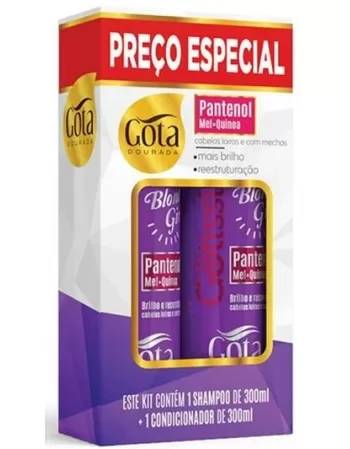 GOTA DOURADA KIT ( SH 300ML + COND 300ML ) GOTISSIMA BALSAMO