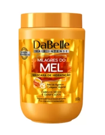 DABELLE MASCARA DE HIDRATAÇÃO MILAGRES DO MEL 800 G