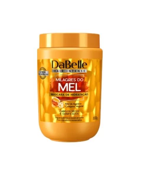 DABELLE MASCARA DE HIDRATAÇÃO MILAGRES DO MEL 800 G