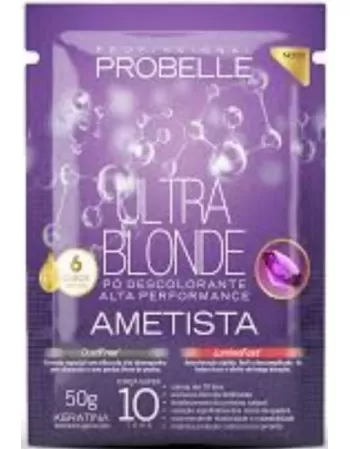 PROBELLE KIT DUPLO PO DESCOLORANTE AMETISTA SACHE 100G