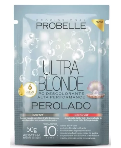 PROBELLE KIT DUPLO PO DESCOLORANTE PEROLADO SACHE 100G