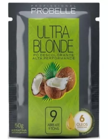 PROBELLE KIT DUPLO PO DESCOLORANTE ULTRA BLONDE COCO SACHE 100G