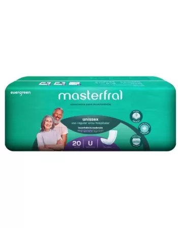 EVERGREEN MASTERFRAL CONFORT FRALDA PARA INCONTINENCIA MODERADA 20 UNID