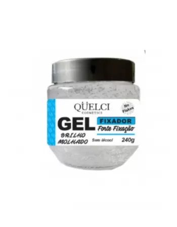 QUELCI GEL CRISTAL FORTE FIXAÇÃO 240G POTE