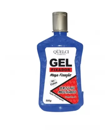 QUELCI GEL AZUL MEGA FIXAÇÃO 500G