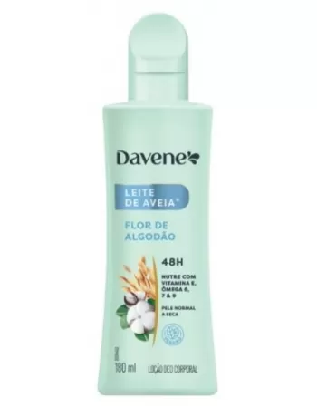 DAVENE AVEIA HIDRATANTE CORPO 180ML FLOR DE ALGODÃO