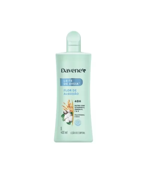 DAVENE AVEIA HIDRATANTE CORPO 400ML FLOR DE ALGODÃO