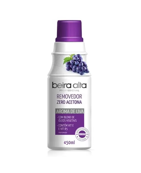 BEIRA ALTA REMOVEDOR ZERO ACETONA UVA 450ML