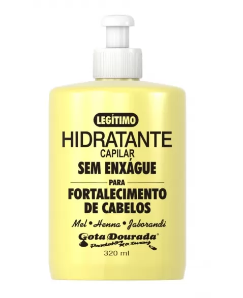 GOTA DOURADA CREME S/ ENXAGUE FORTALECIMENTO 320ML