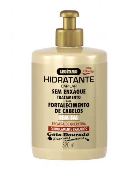 GOTA DOURADA CREME S/ ENXAGUE QUIMICAMENTE 320ML