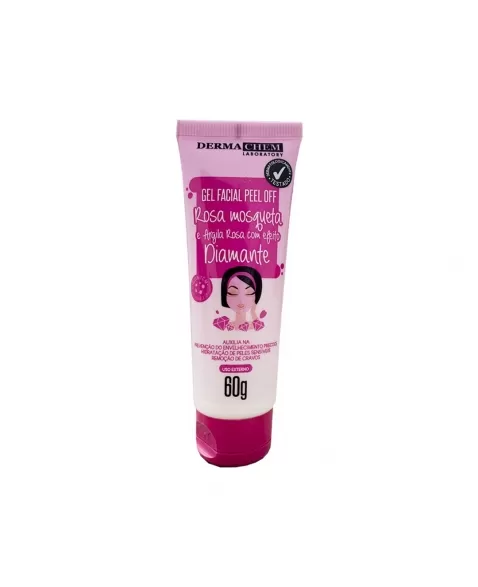 DERMACHEM GEL FACIAL PEEL OFF ROSA MOSQUETA 60G