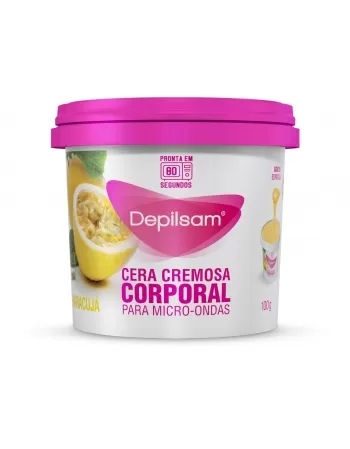 DEPILSAN CERA CREMOSA P/ MICROONDAS 100G MARACUJA