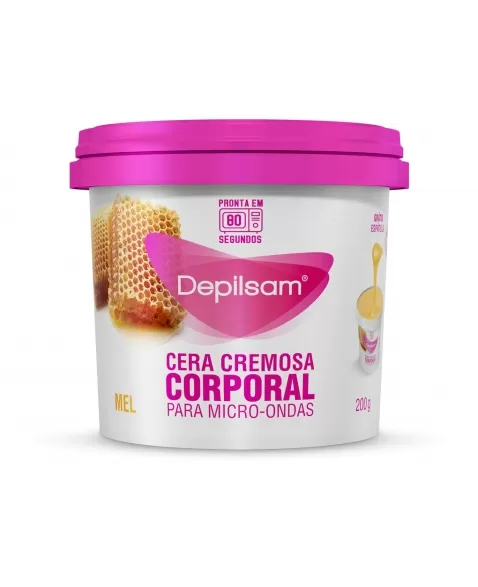 DEPILSAN CERA CREMOSA P/ MICROONDAS 200G MEL