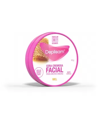 DEPILSAN CERA CREMOSA P/ MICROONDAS FACIAL 40G MEL