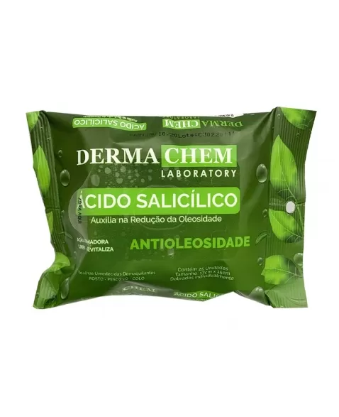 DERMACHEM LENÇO DEMAQ ÁCIDO SALICILICO (C/25)