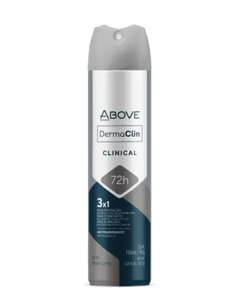 ABOVE DES DERMACLIN 72H 150ML SEM PERFUME