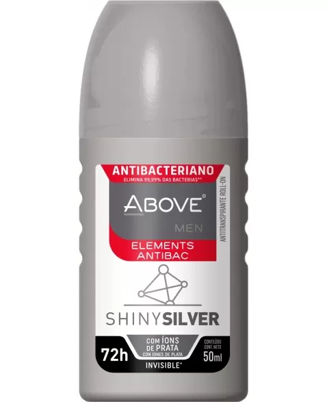 ABOVE DES ROLLON MEN 50ML ELEMENTS SHINY SILVER