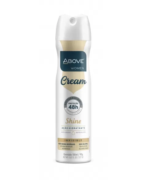 ABOVE DES CREAM 150ML WOMEN SHINE 48H PROTEÇÃO