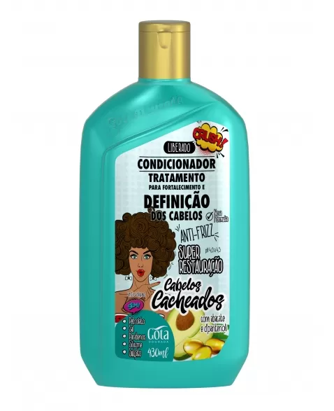 GOTA DOURADA CONDICIONADOR CACHEADOS 430ML