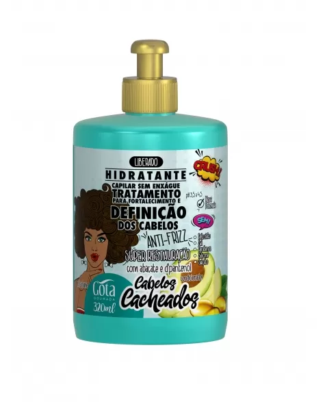 GOTA DOURADA CREME S/ ENXAGUE CACHEADOS 320ML